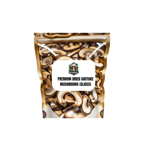 Premium Dried Shiitake Mushrooms (Slices)