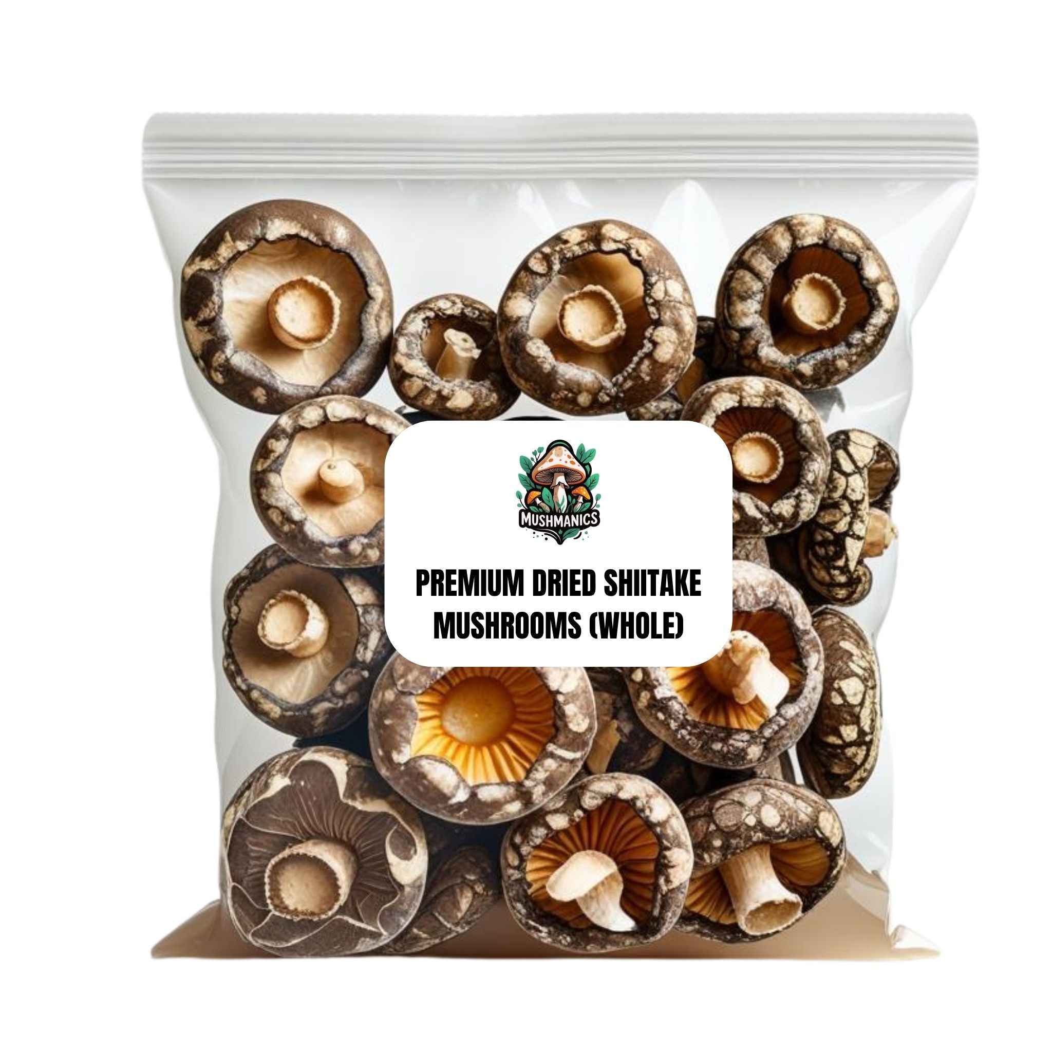 Premium Dried Shiitake Mushrooms (Whole)